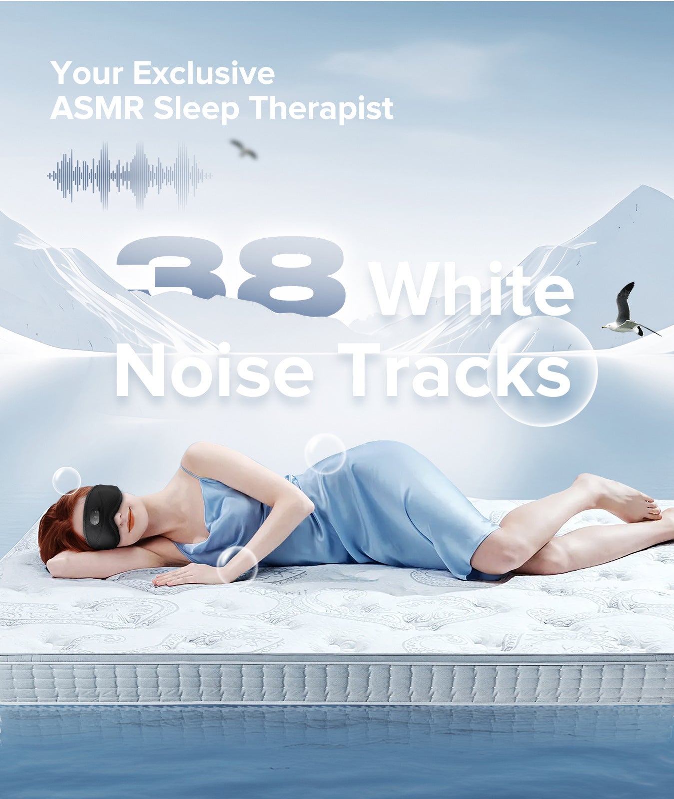 Music Intelligent Decompression Sleeping Eye Mask