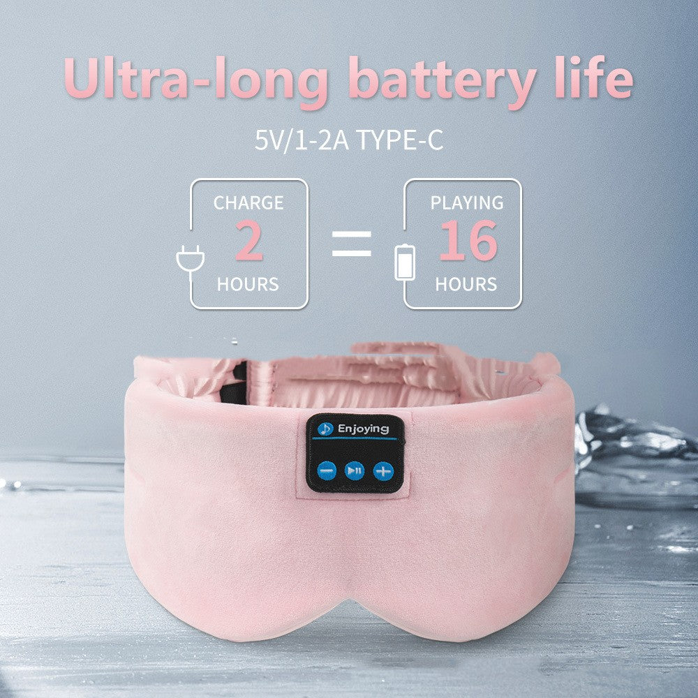 Updated Silk Center Soft Bluetooth Music Sleeping Eye Mask